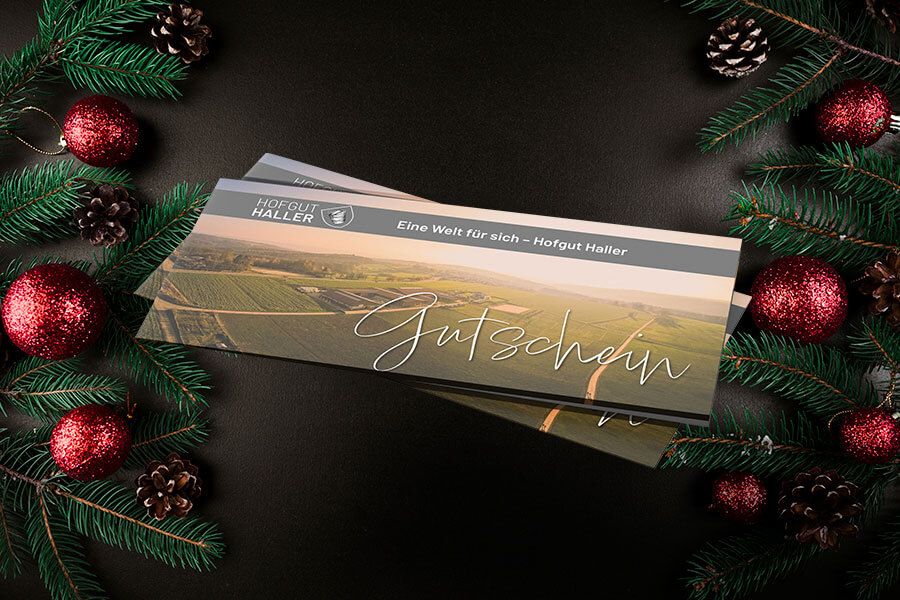 Geschenk-Idee zu Weihnachten - unsere Gutscheine